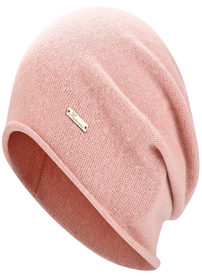 HAMUNI Wool Slouchy Beanie for Women,Soft Warm Beanies Hats- Lightweight & Breathable Skull Beanies Cap for Spring,Fall, Winter - Image 1